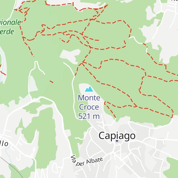 Map of Monte Croce