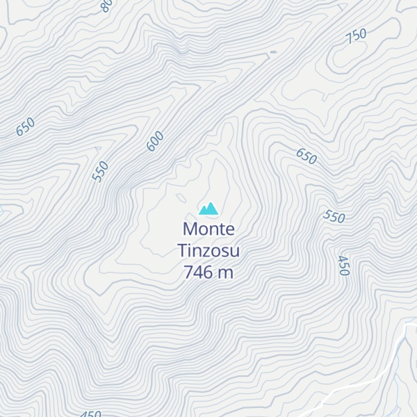 Map of Monte Tinzosu