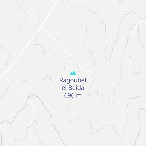Map of Ragoubet el Beida