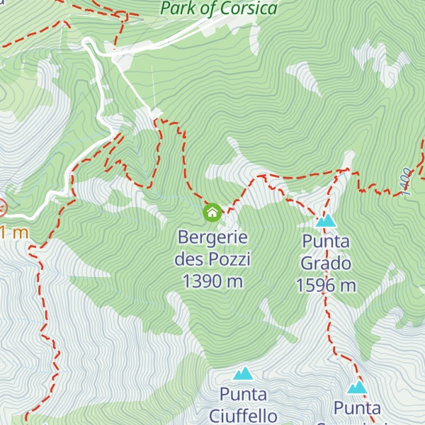 Map of Bergerie des Pozzi