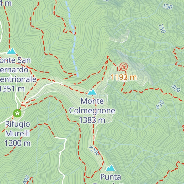 Map of Monte Colmegnone