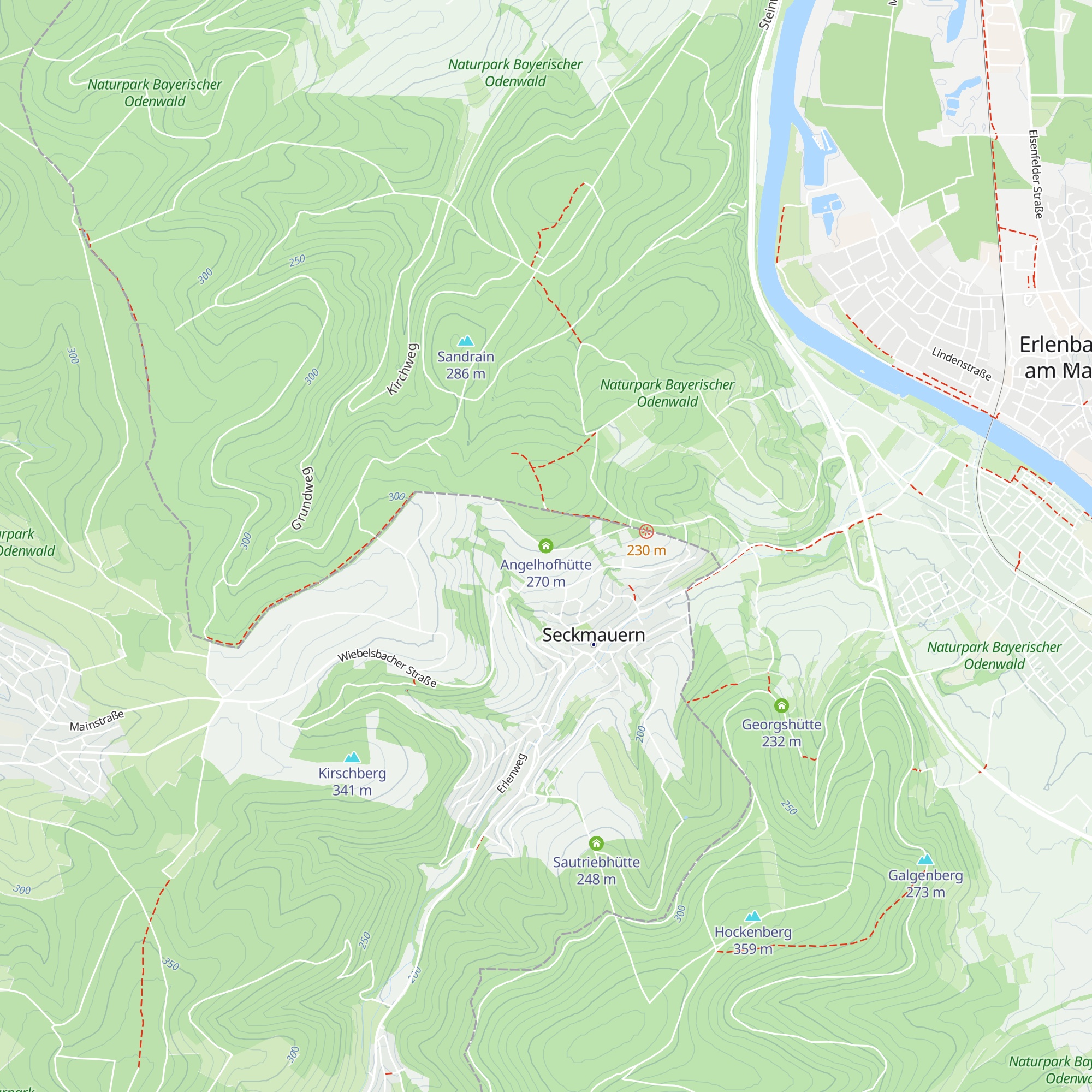 Angelhofhütte map