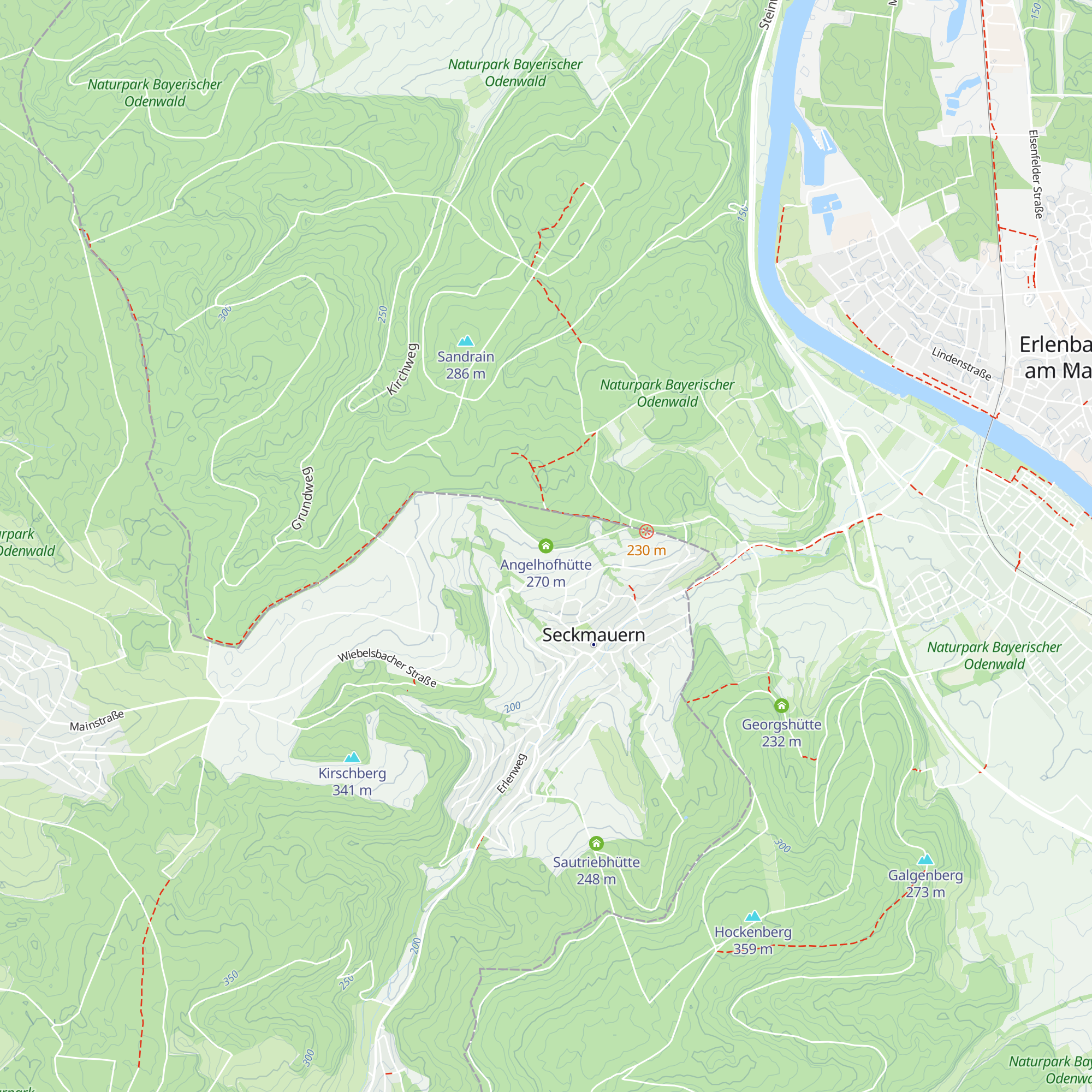 Angelhofhütte map