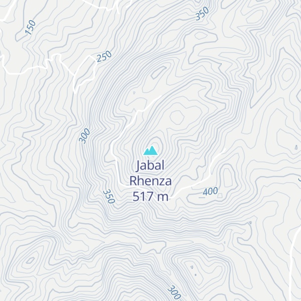 Map of Jabal Rhenza