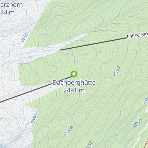Map of Dachberghütte