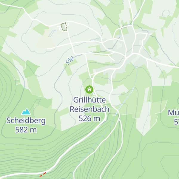 Map of Grillhütte Reisenbach