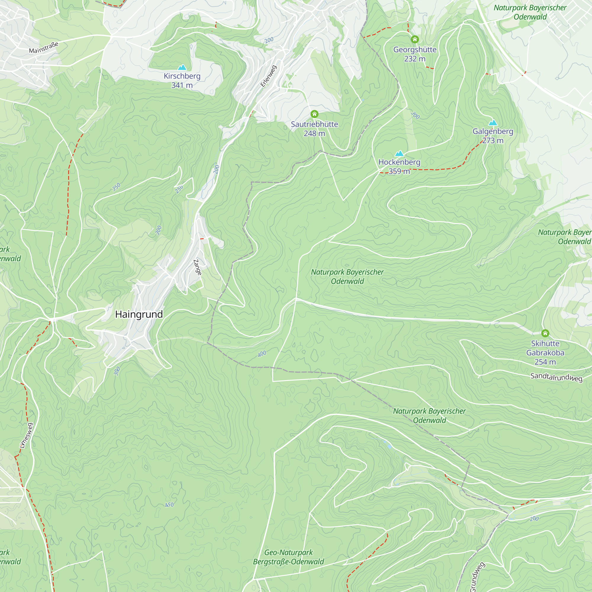 Grüne Hütte map
