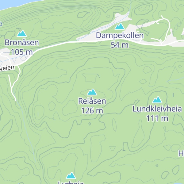 Map of Reiåsen