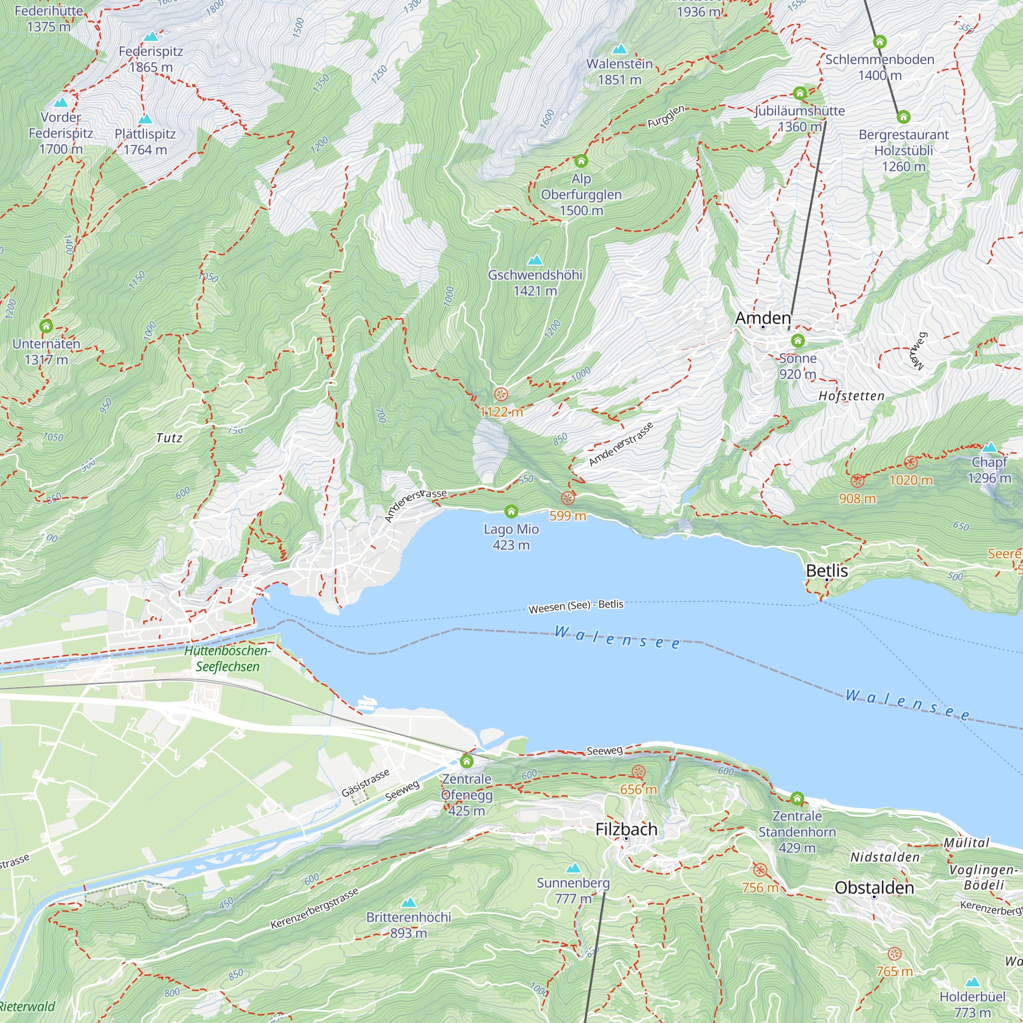 Lago Mio map