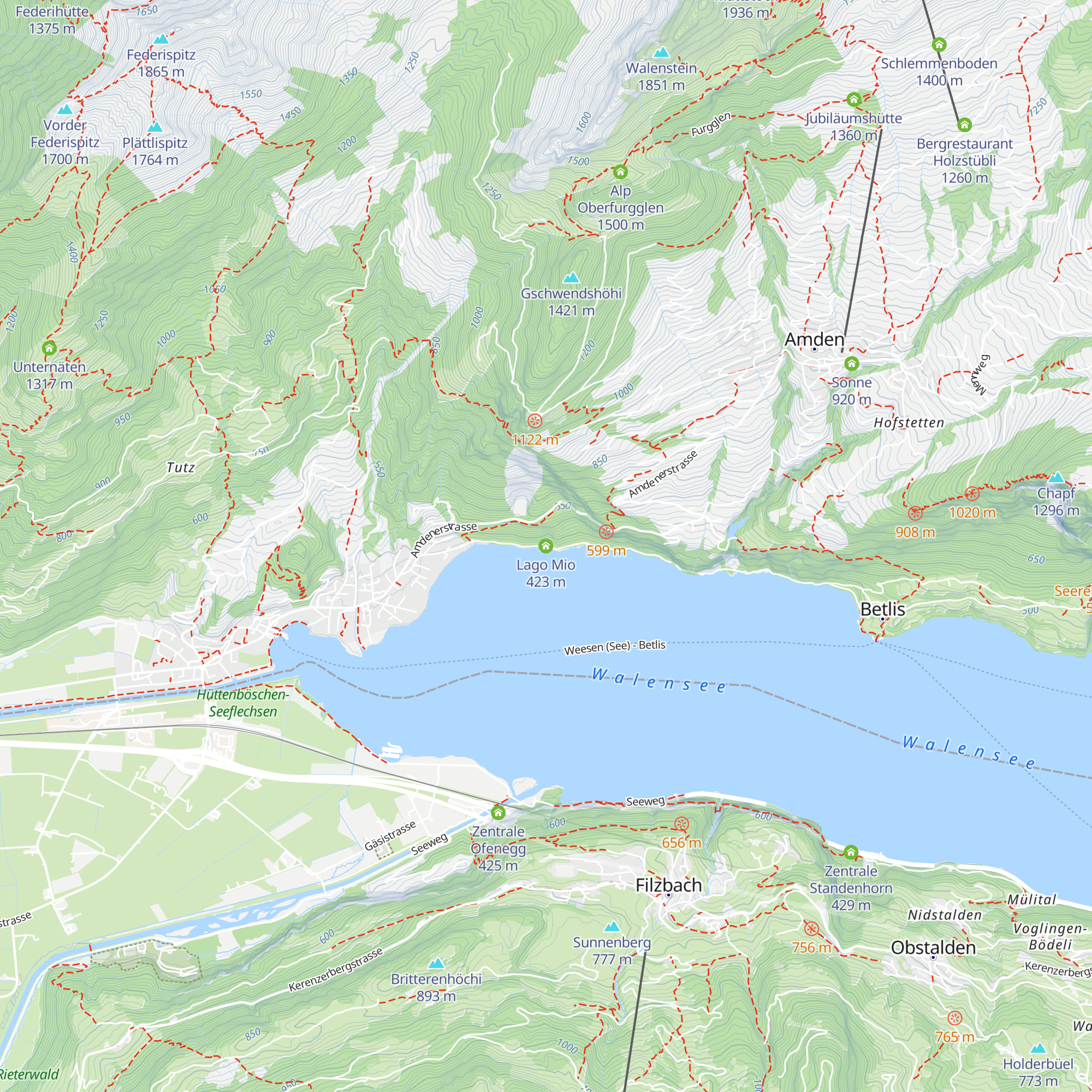 Lago Mio map