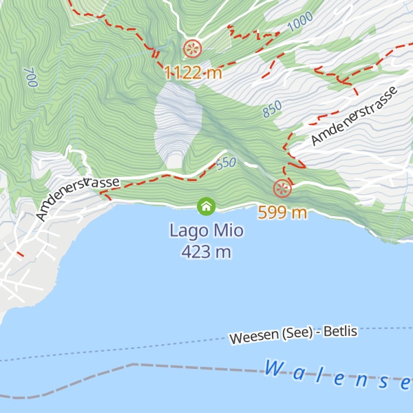 Map of Lago Mio