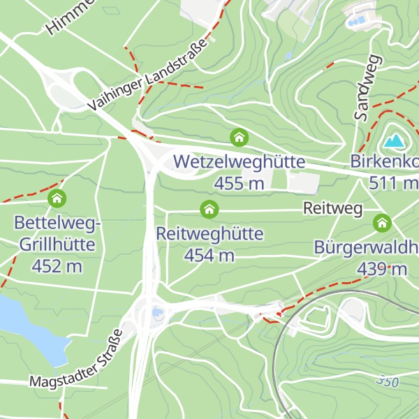 Map of Reitweghütte