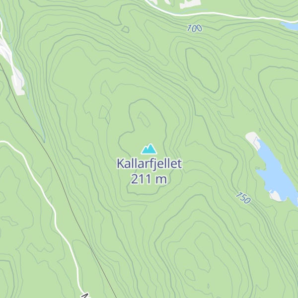 Map of Kallarfjellet