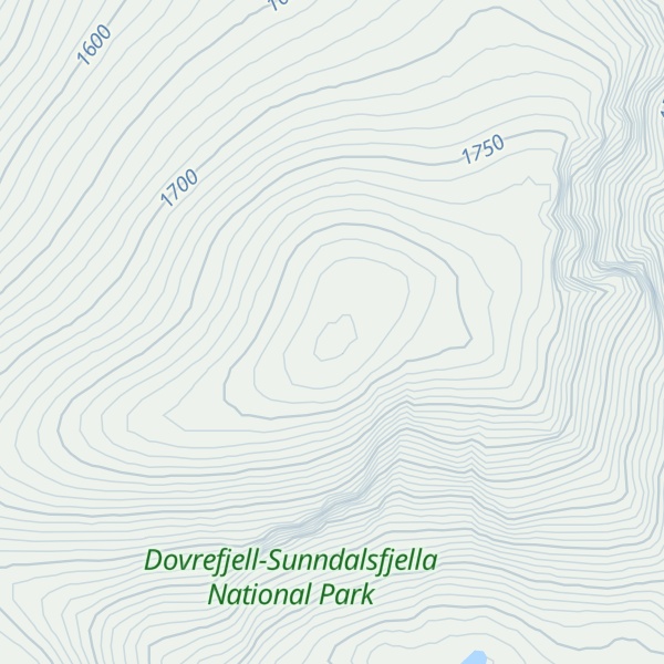 Map of Mjogsjøhøi, SØ