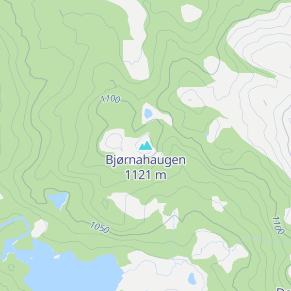 Map of Bjørnahaugen