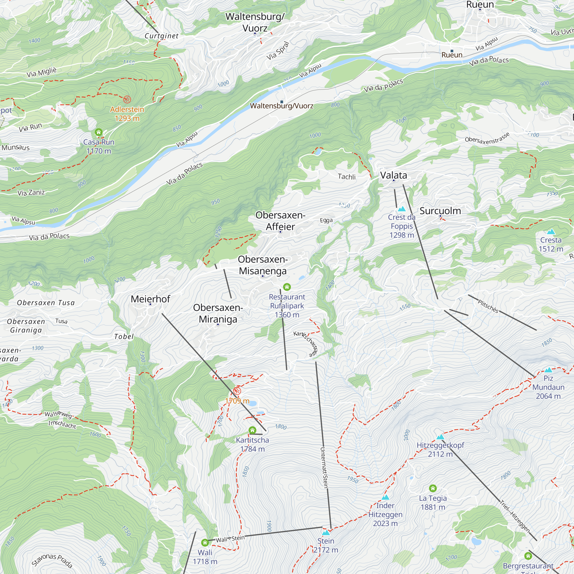 Restaurant Rufalipark map