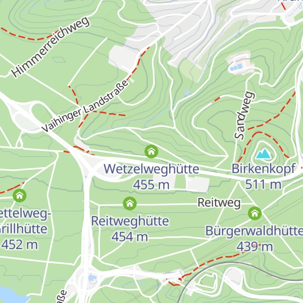 Map of Wetzelweghütte