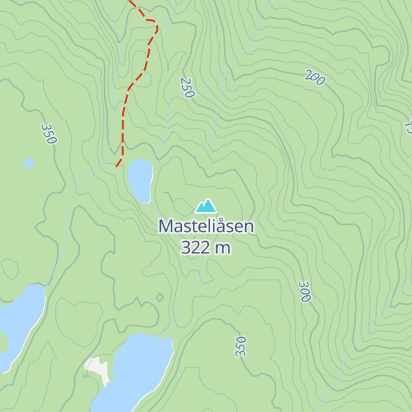 Map of Masteliåsen