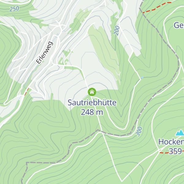 Map of Sautriebhütte