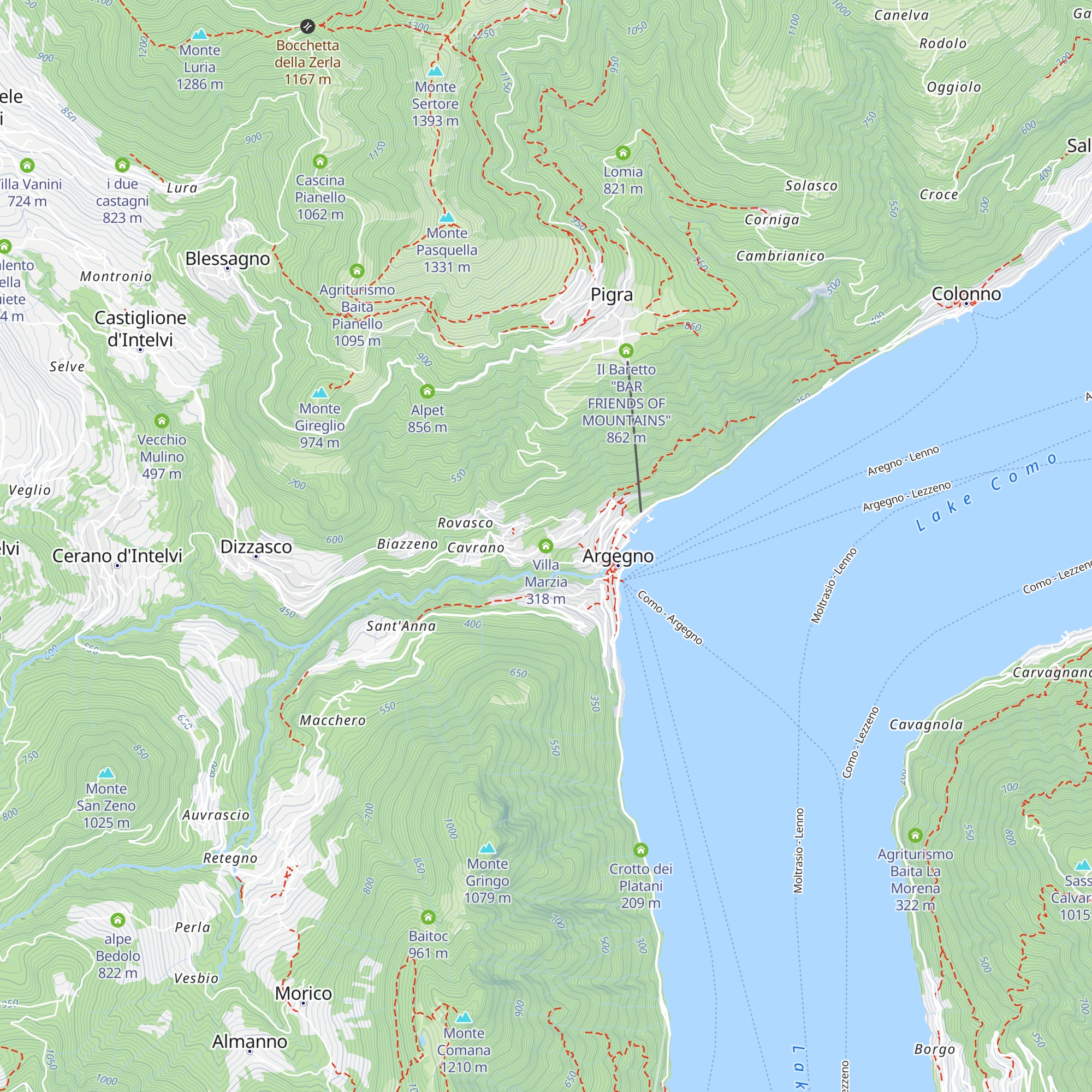 Villa Marzia map