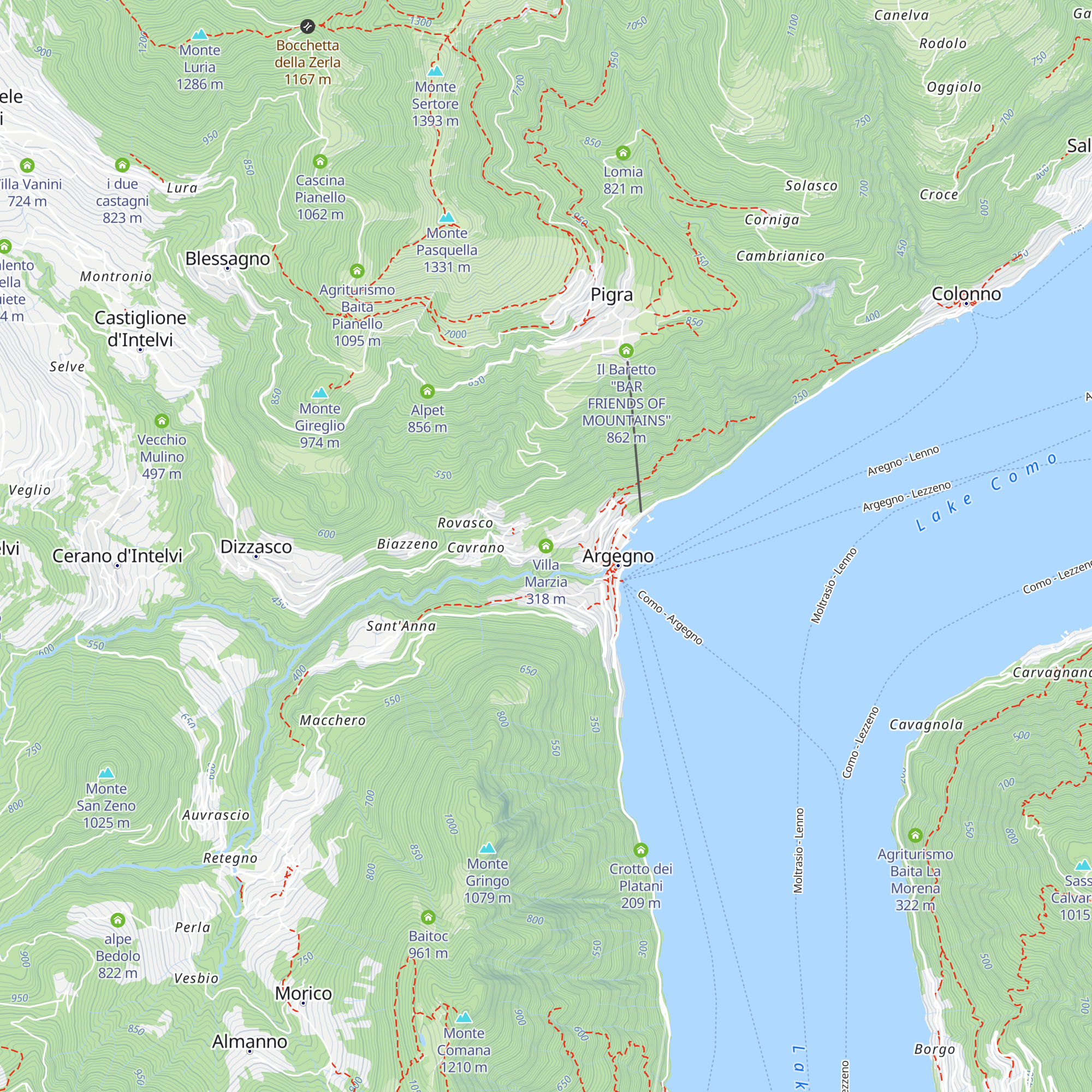 Villa Marzia map