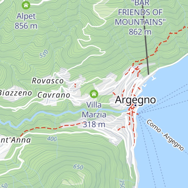 Map of Villa Marzia