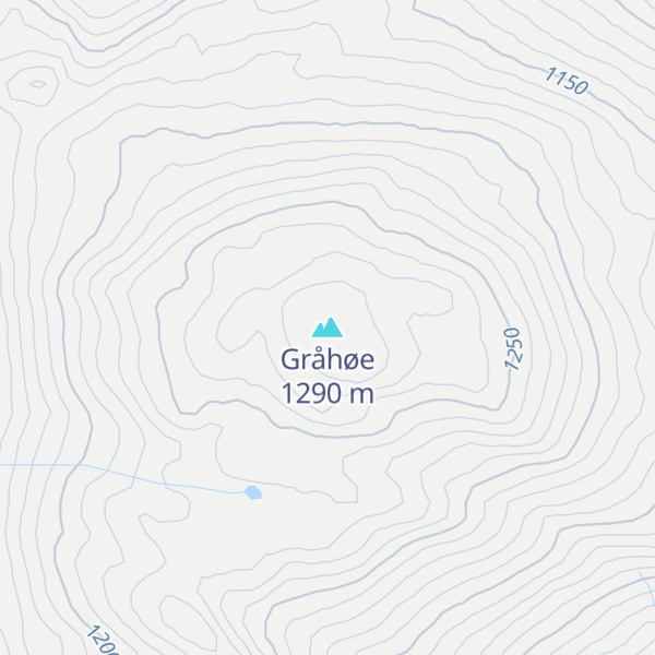 Map of Gråhøe