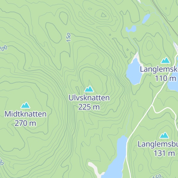 Map of Ulvsknatten