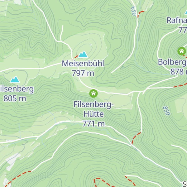 Map of Filsenberg-Hütte