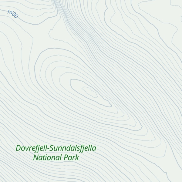 Map of Mjogsjøoksli