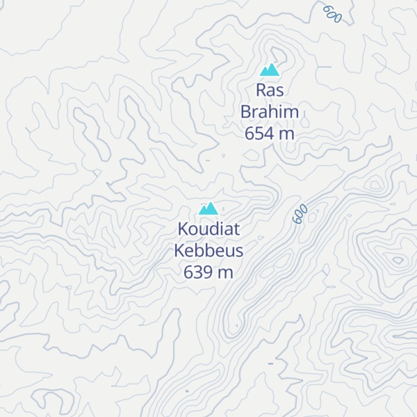 Map of Koudiat Kebbeus