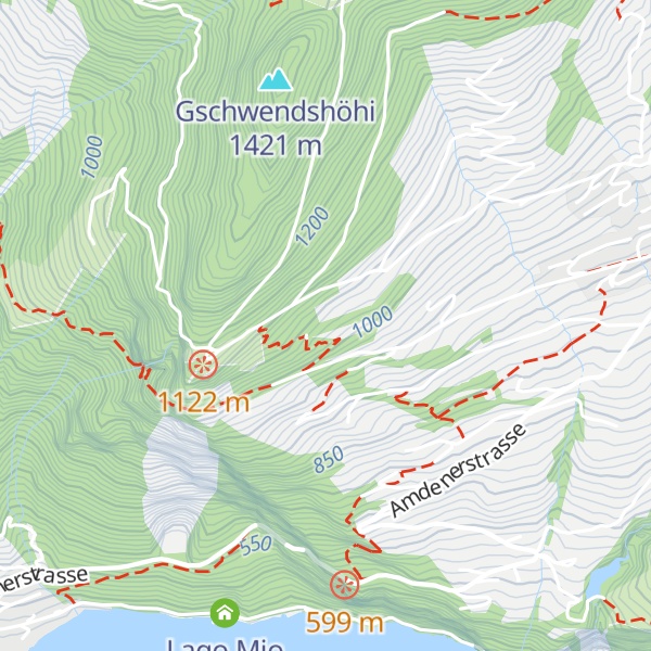 Map of Reservoir Mittenwald