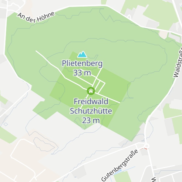 Map of Freidwald Schutzhütte