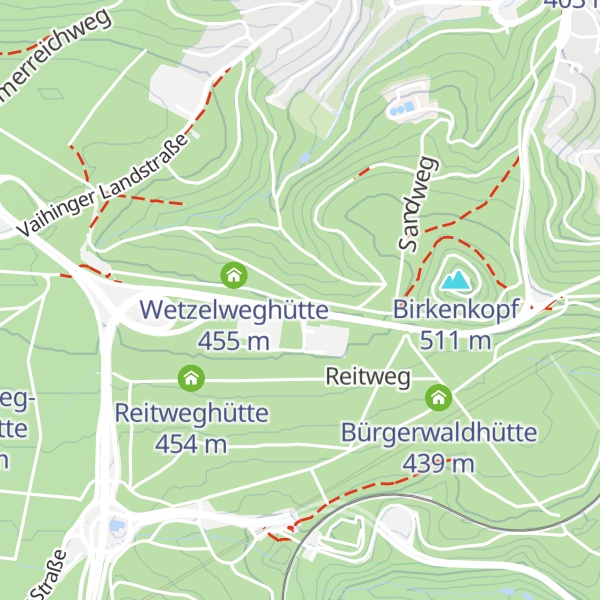 Map of Wetzelweghütte