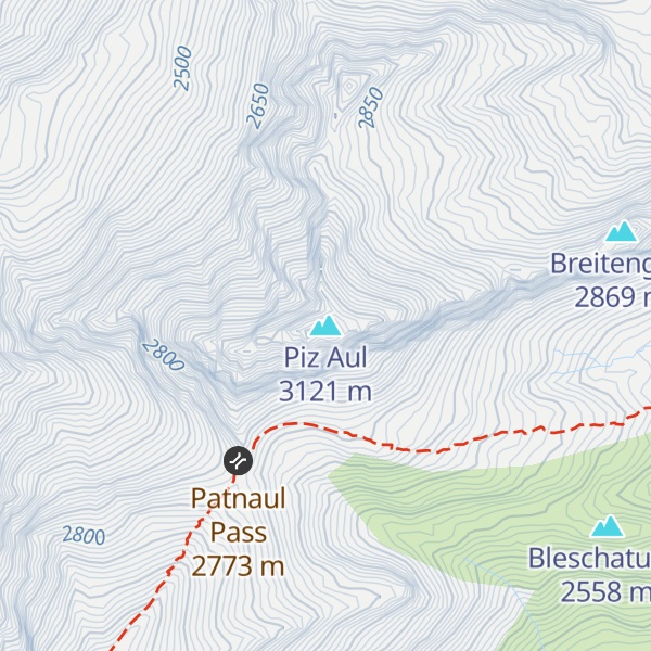 Map of Piz Aul