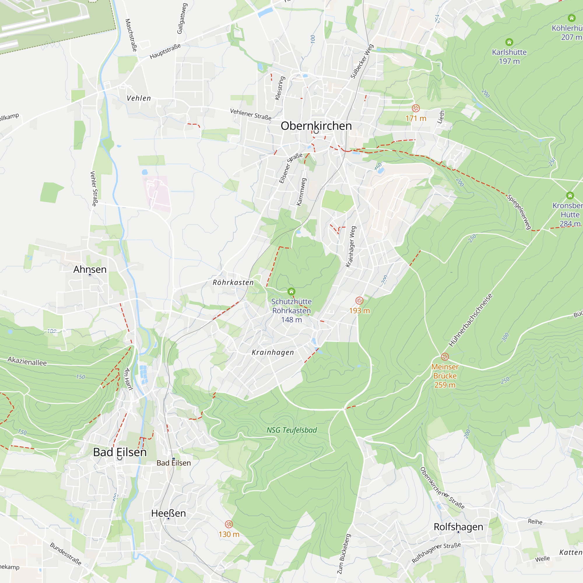 Schutzhütte Röhrkasten map