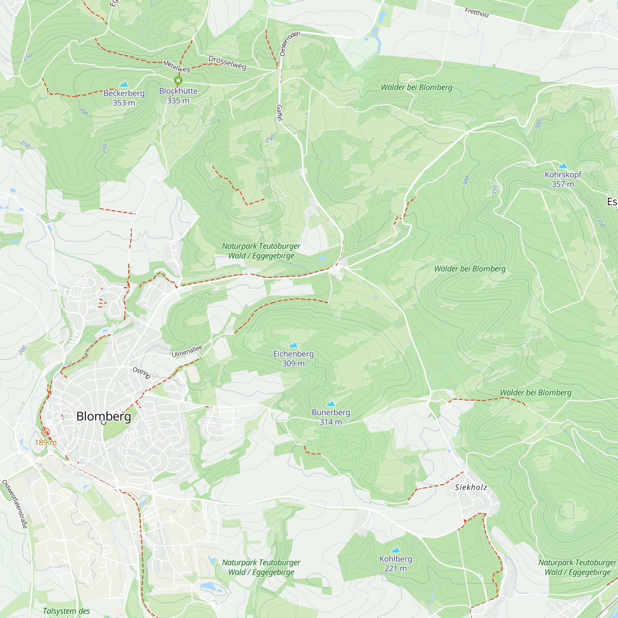 Hütte map