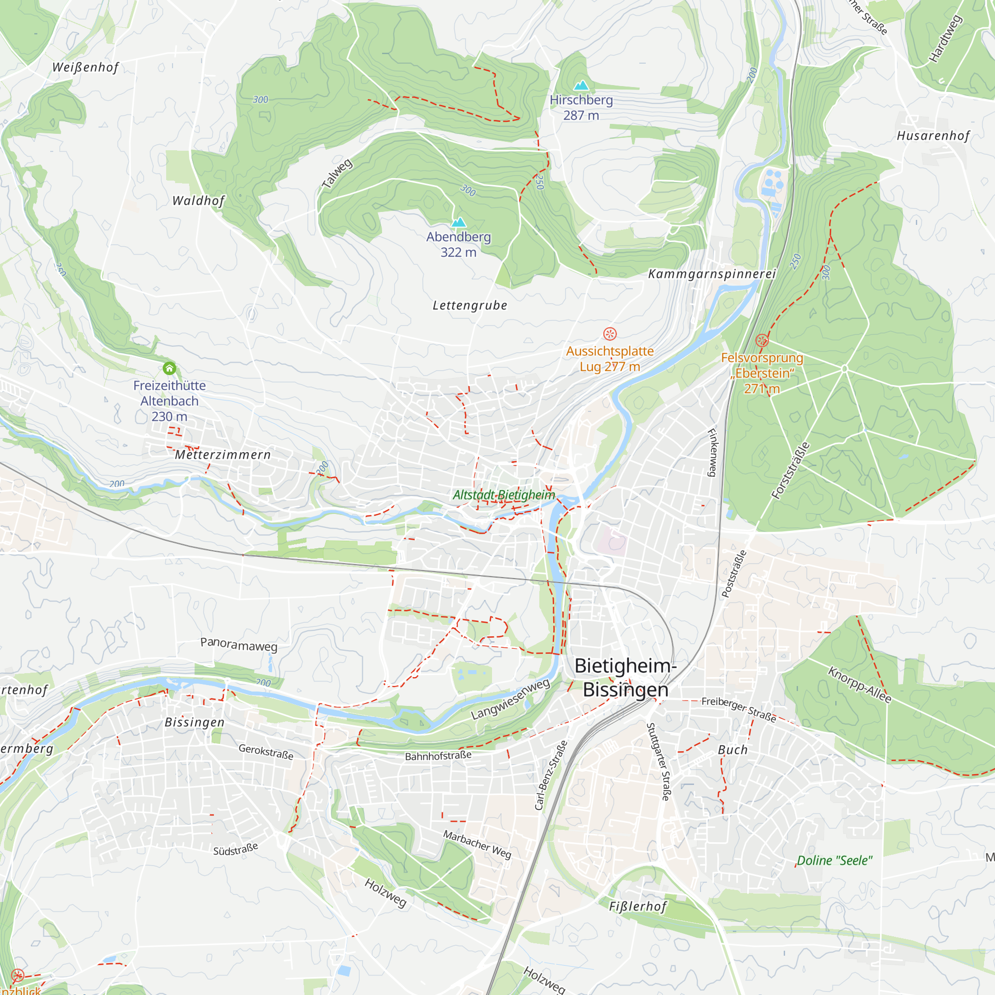 Stadtinformation map