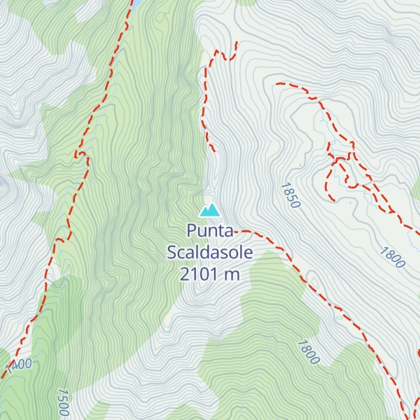 Map of Punta Scaldasole