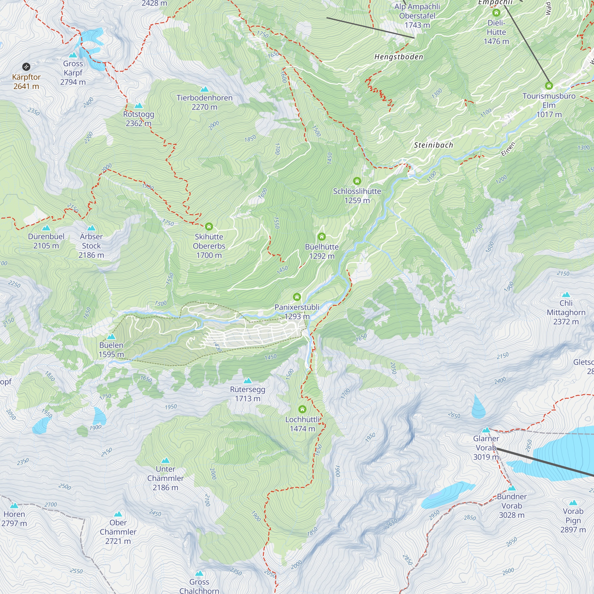 Panixerstübli map