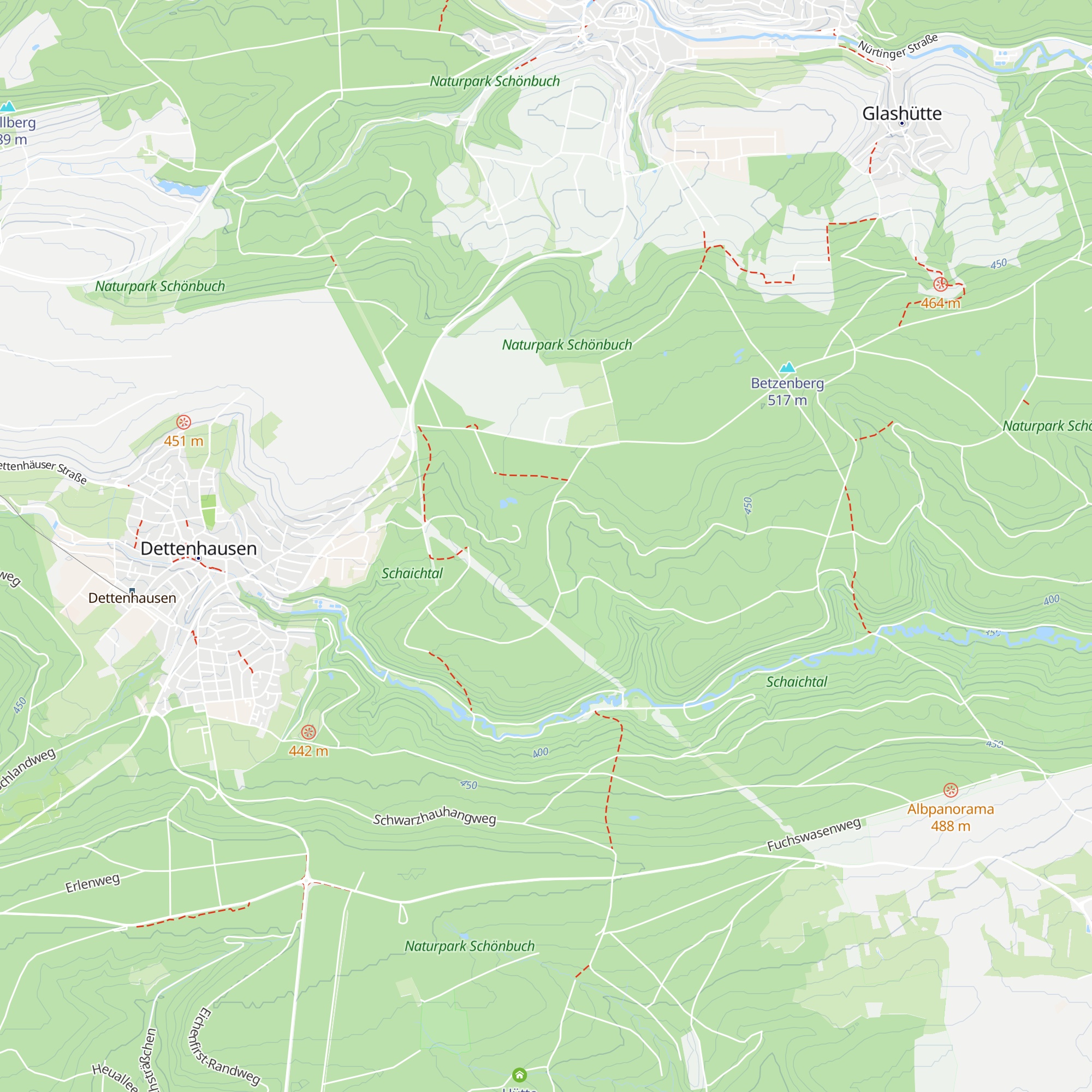 Backofenhütte map