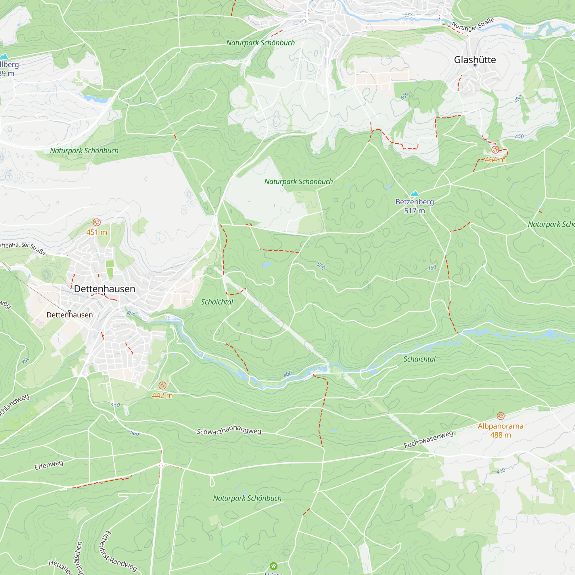 Backofenhütte map