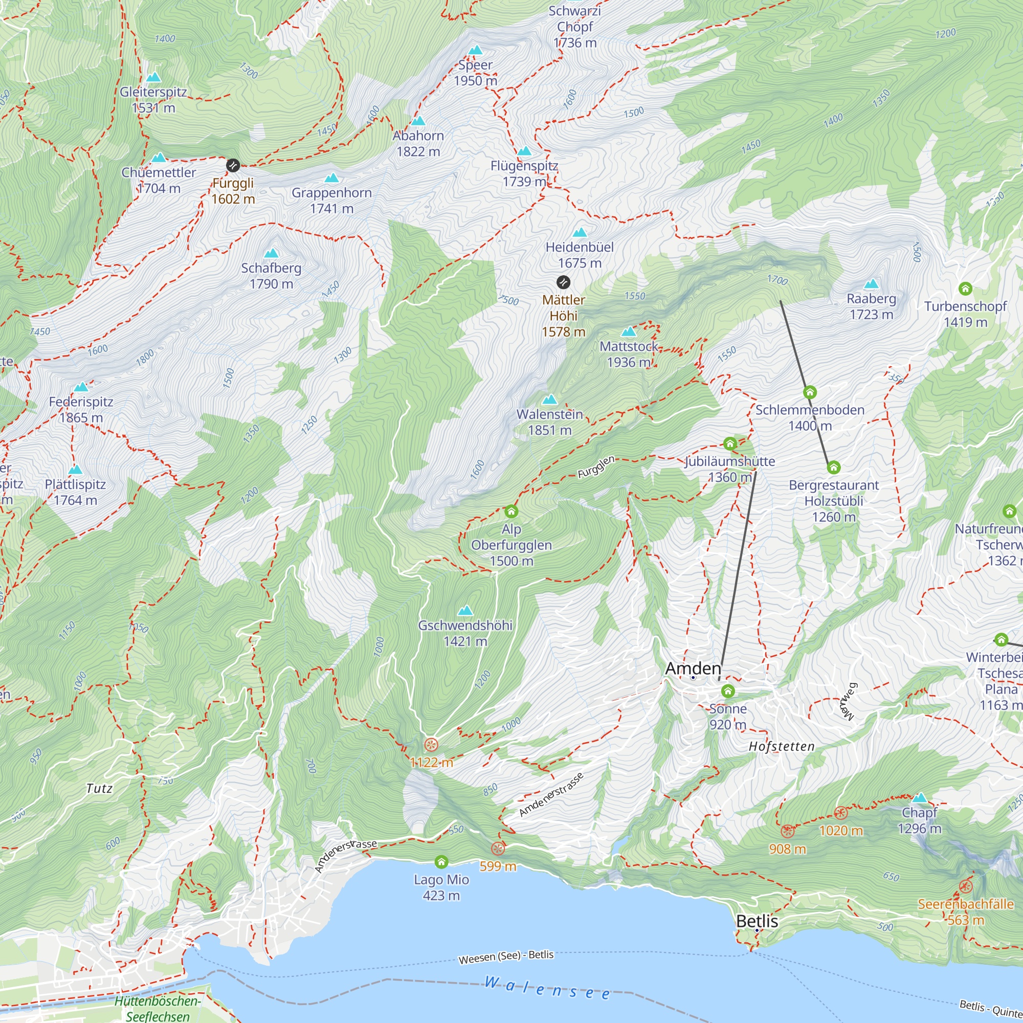 Alp Oberfurgglen map