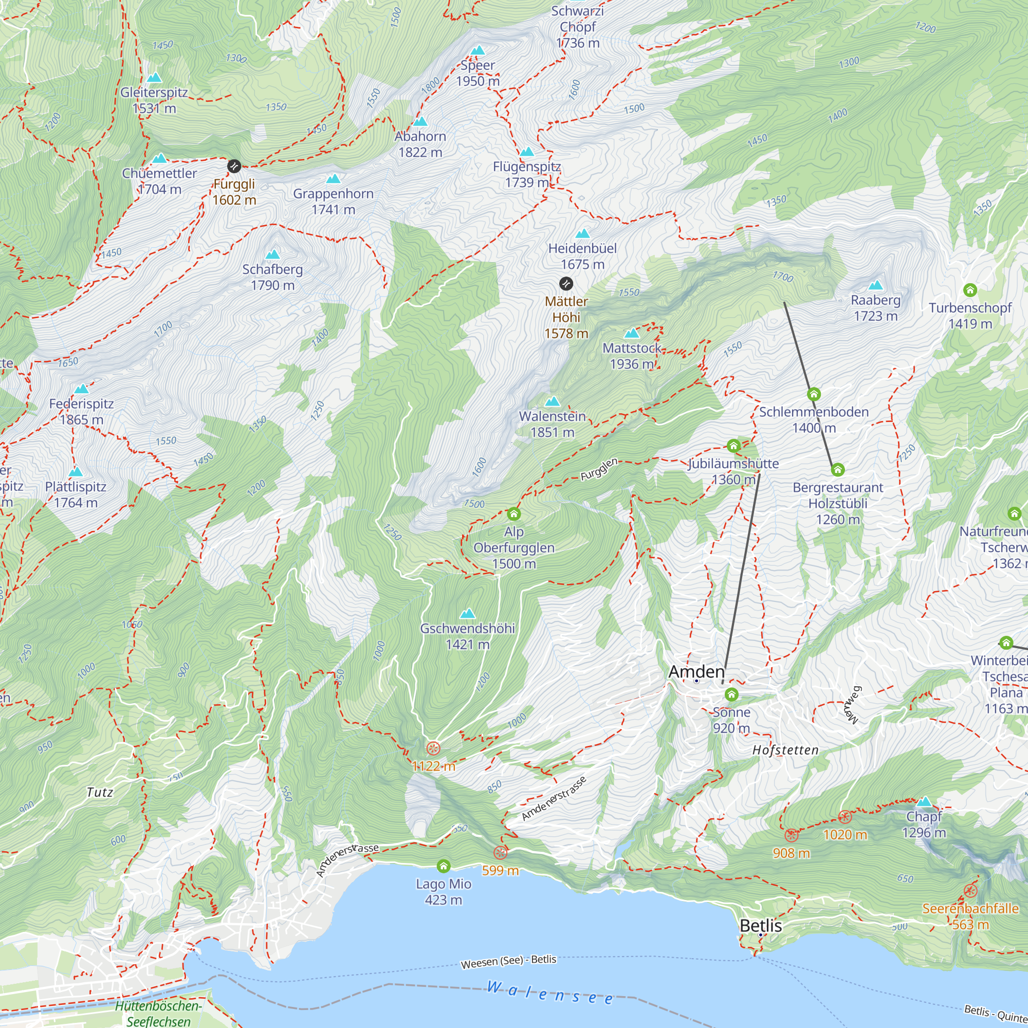 Alp Oberfurgglen map