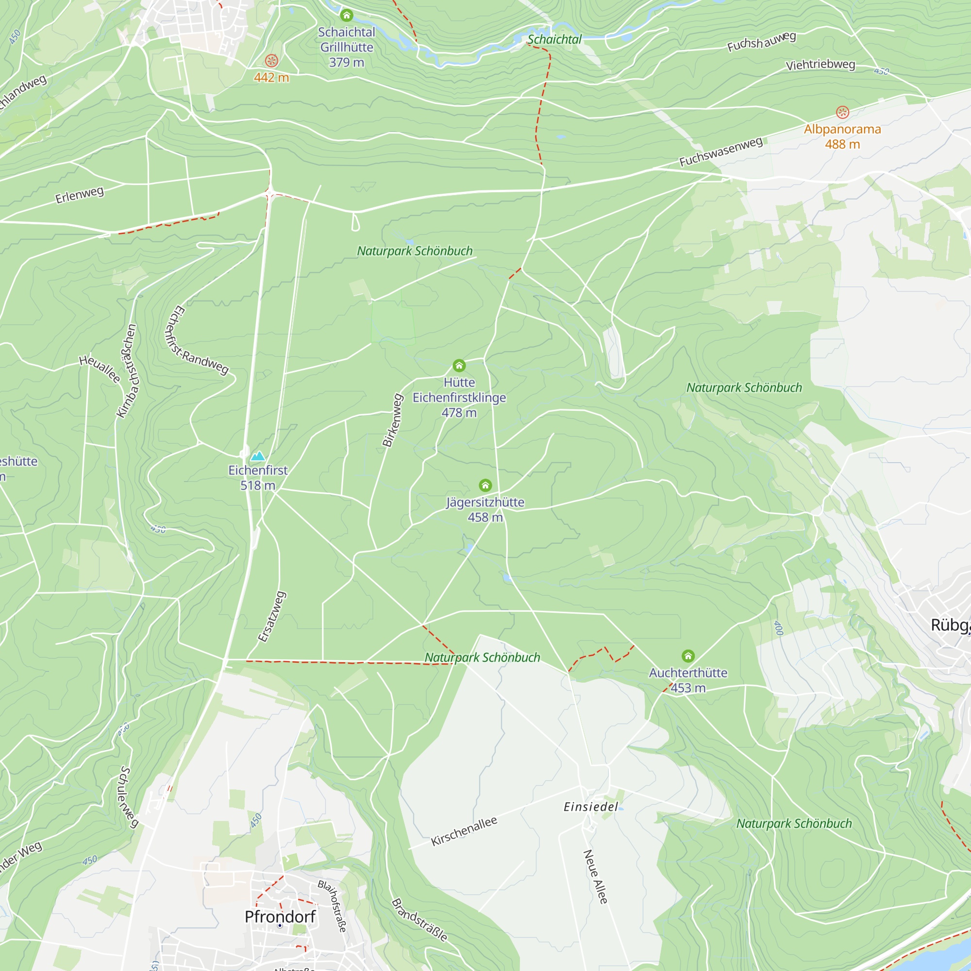 Jägersitzhütte map