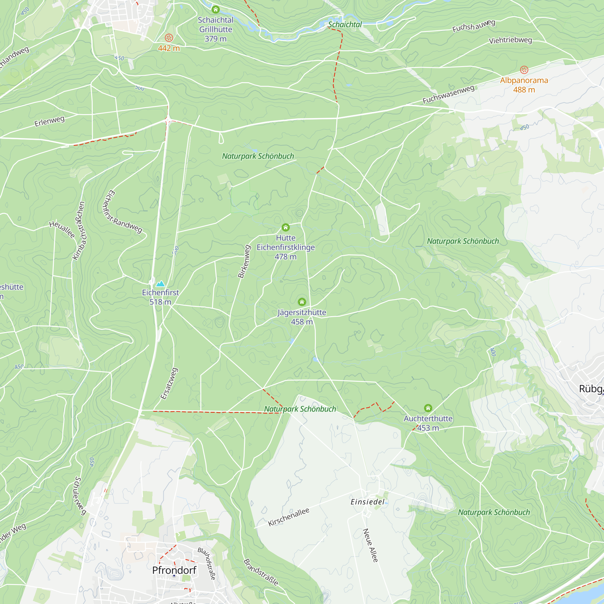 Jägersitzhütte map