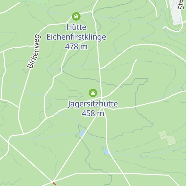 Map of Jägersitzhütte