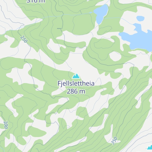 Map of Fjellslettheia