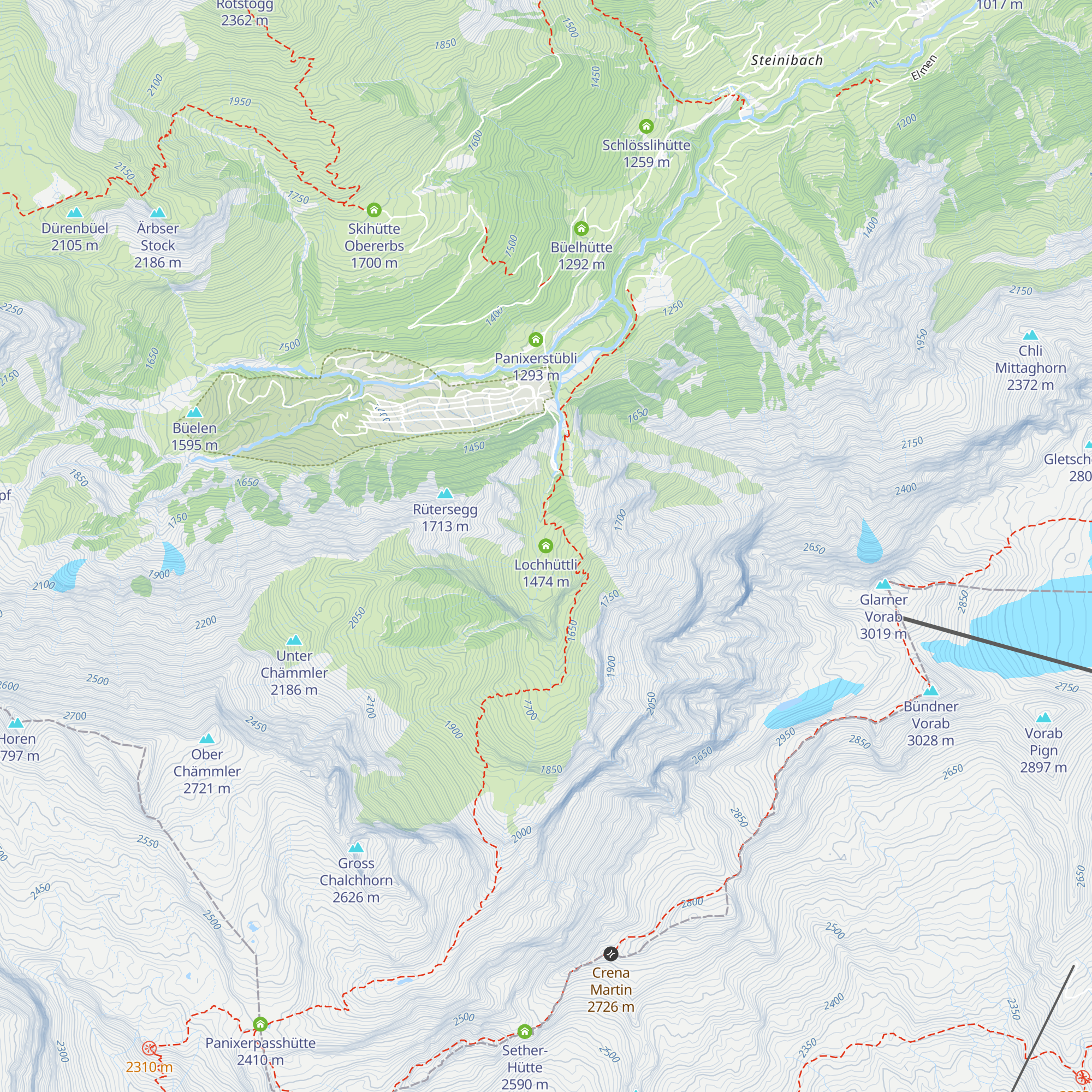 Lochhüttli map