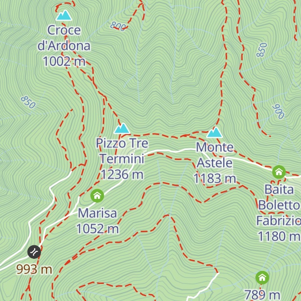 Map of Baita Bondella